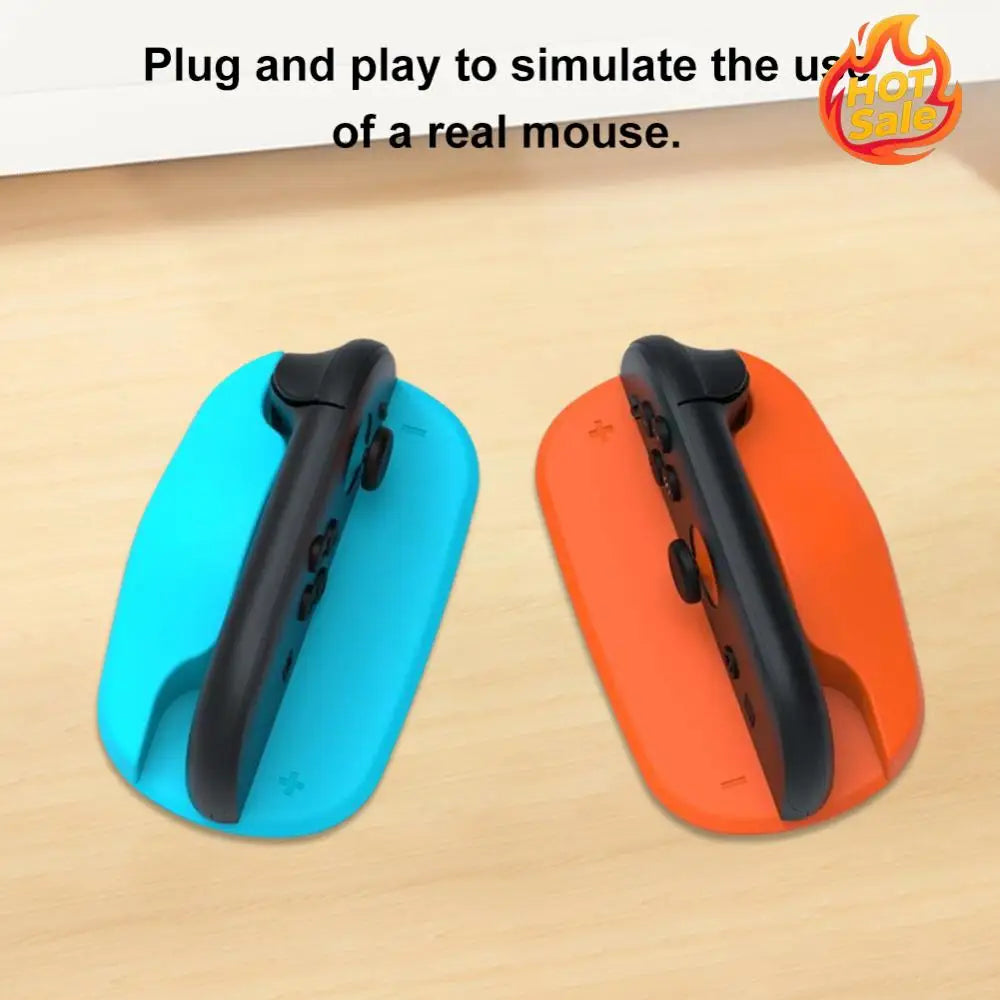 2PCS Gaming Controller Mouse Stand Mini Portable Mice Base Handheld Mouse Holder for Nintendo for Switch 2 Joy-Con Accessories Oasis Select