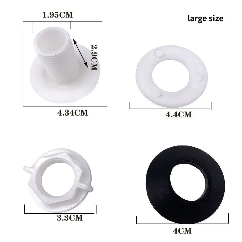Kitchen Sink Hole Cover Tap Aperture Stopper Blanking Plug White Overflow Holes Drainage Sealed End Cap Bathroom Basin Accessory Oasis Select large
