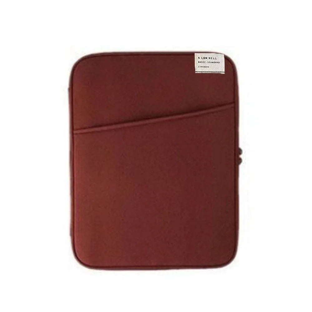 Shockproof 13 Inch Laptop Sleeve Protective Wear-resistant Laptop Carrying Case with Zipper Soft Tablet Pouch Laptop Accessories Oasis Select Red