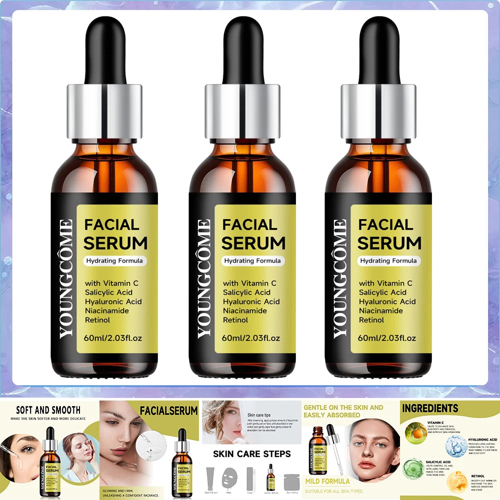 Hyaluronic Acid Face Serum – Vitamin B5, Ceramides, Fragrance Free