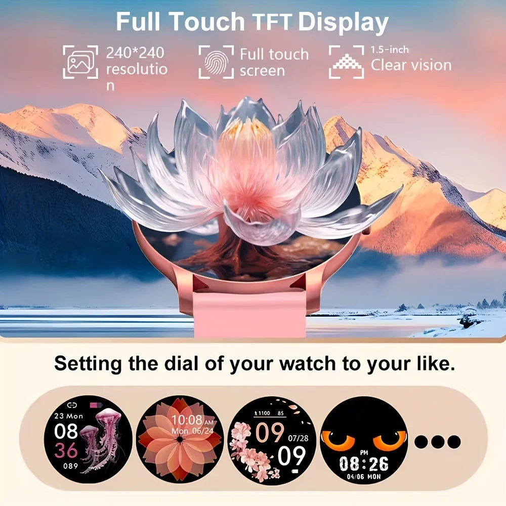 ERUN Smartwatch 1.5" Touchscreen – Calls, Sleep & Fitness Tracker