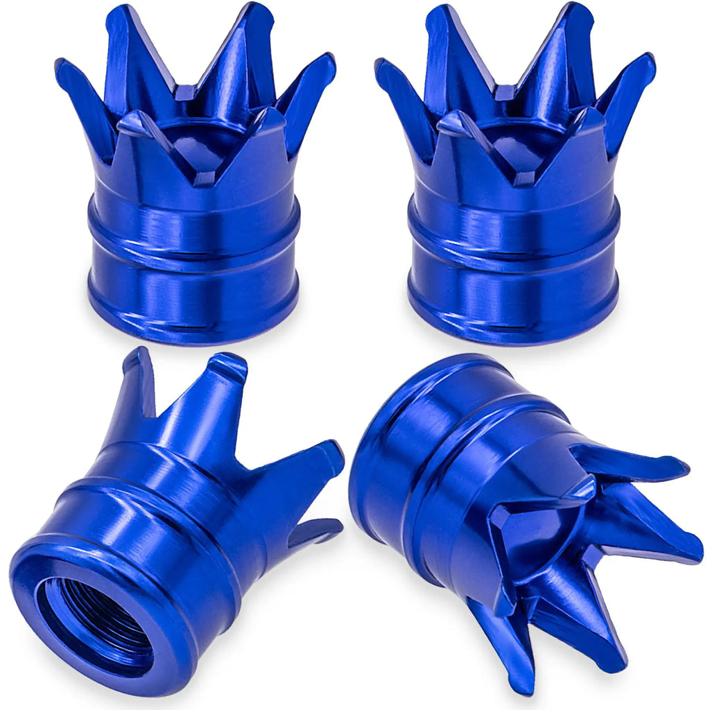 Aluminum alloy crown valve cap universal for all valves American 8v1 thread Oasis Select 4pcs 4