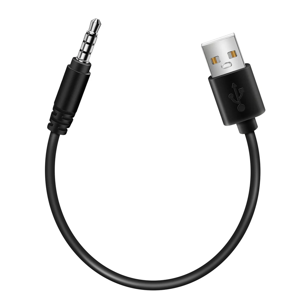3.5mm Plug AUX Audio Jack to USB 2.0 Male Charger Cable Adapter Cord for Car MP3 Oasis Select