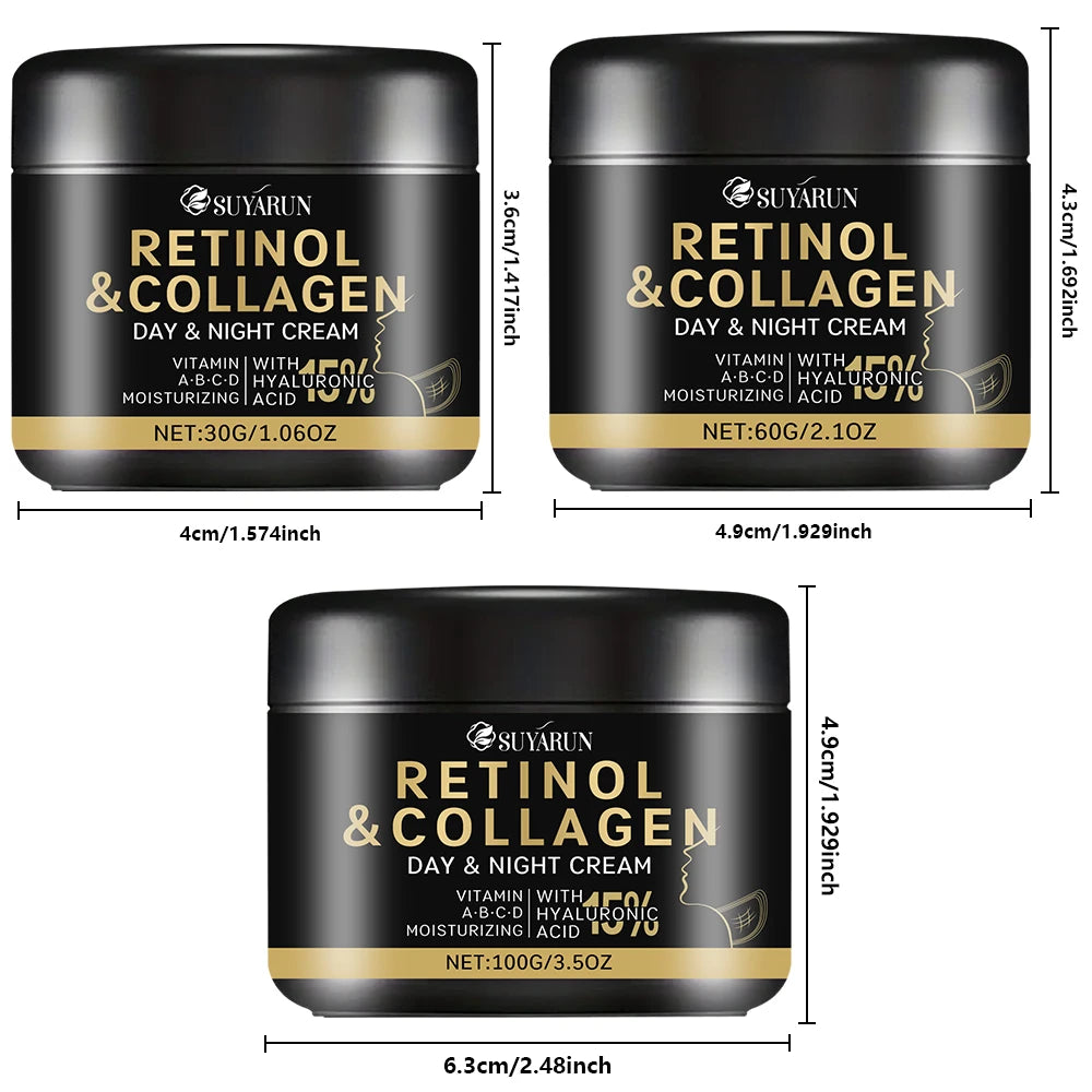 SUYARUN Retinol Collagen Neck Cream - Anti-Aging Firming Treatment for Wrinkles, Lifting Moisturizer (Organic, Unisex). Oasis Select