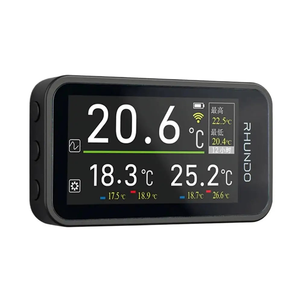 Wireless Car Thermometer – 3 Sensors, 40m Range, Type-C