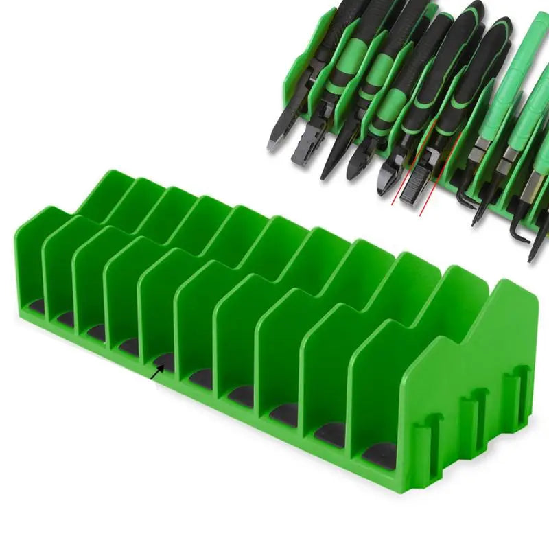 Practical plier organizer rack Holds up to ten pliers Drawer Toolbox Sturdy Pliers Tool Organizer Storage Rack Space-Saving Oasis Select