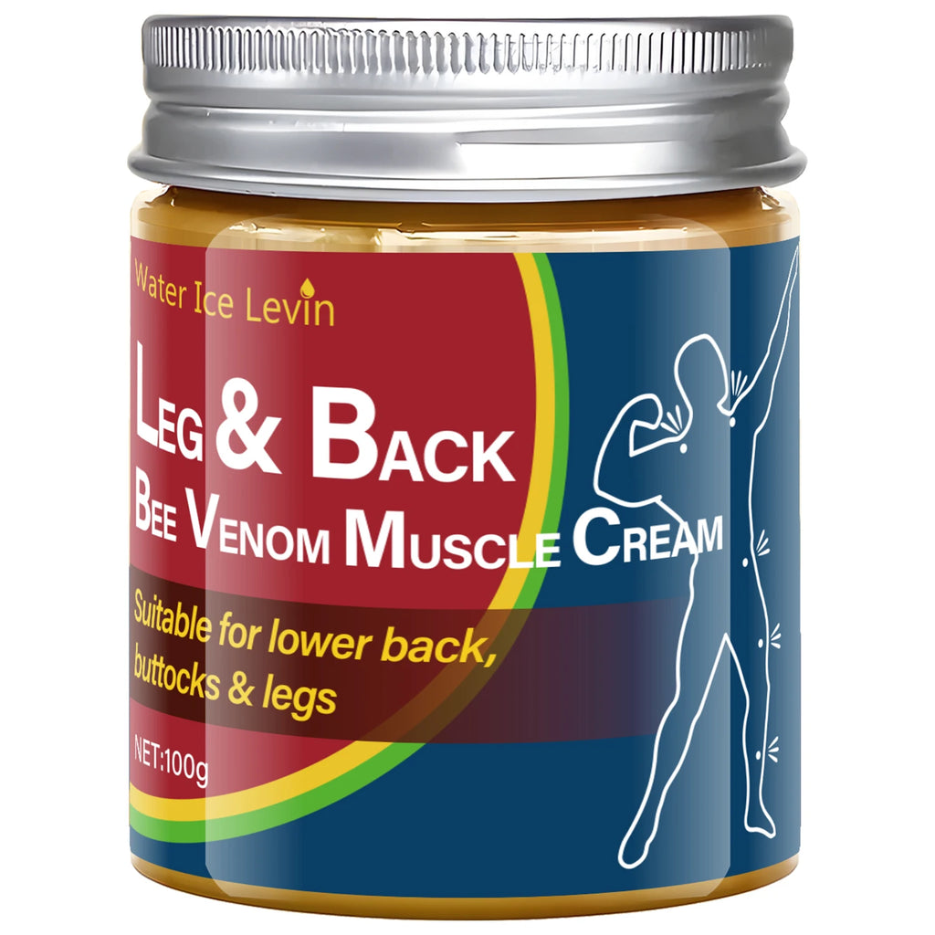 Bee Venom Muscle Cream – Lower Back, Buttocks & Legs Body Muscle Cream Oasis Select Gold 100g