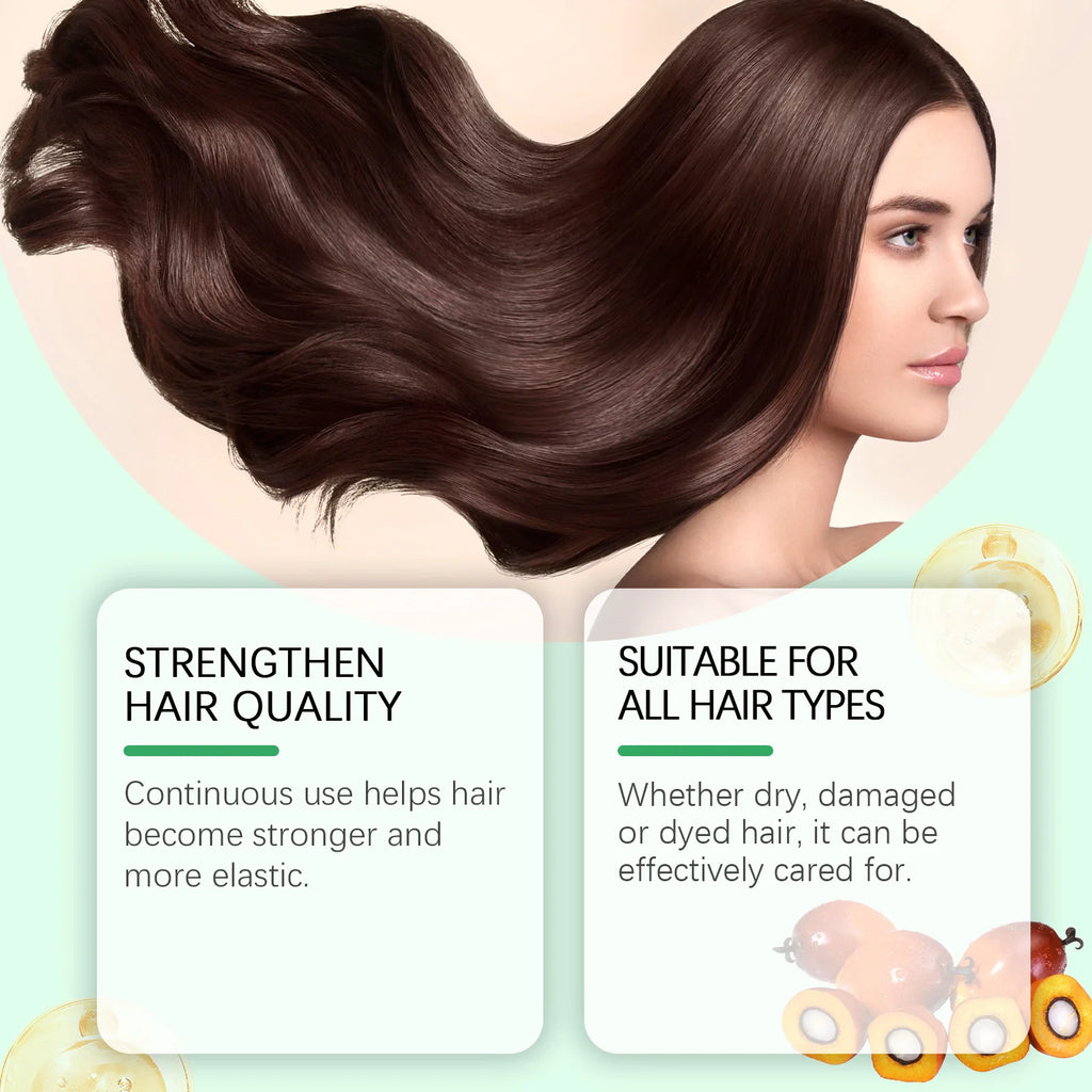 Batana Hair Strengthening Oil Deep Nourishing Smooth Repair Frizzy Damage Hair Anti Break Loss Promote Growth For All Hair Types Oasis Select