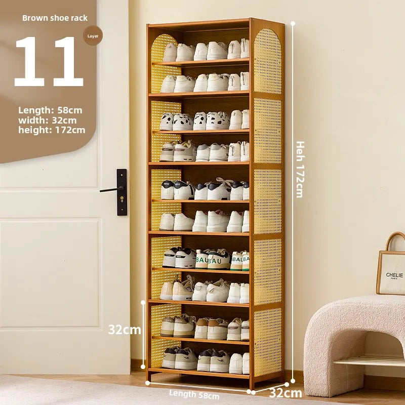 Simple Shoe Cabinet Home Door Multi-layer Baffle Rack Corridor
