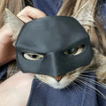 Bat Cat Half Face Mask | Halloween Cosplay Pet Costume