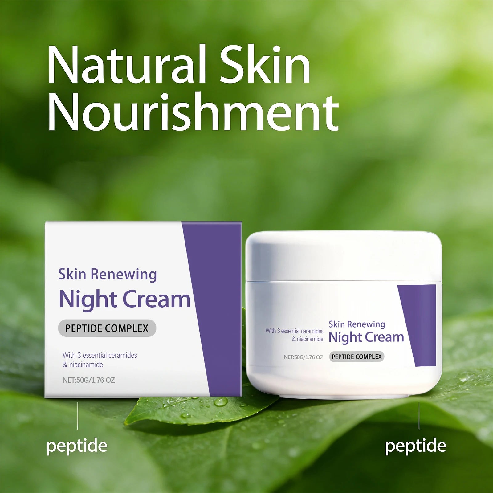 Ceramide Night Cream with Niacinamide – Brightening & Hydrating Night Cream Oasis Select
