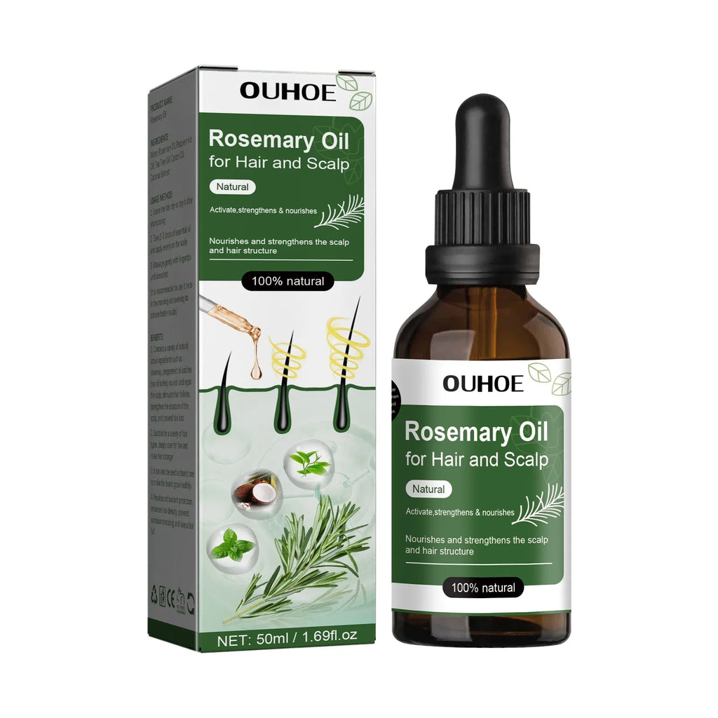 Rosemary Oil for Hair Growth 50ml Essential Oil Growing Hair Beauty Hair Care Prevents Hair Loss Promotes Healthy Hair Growth Oasis Select 50ml