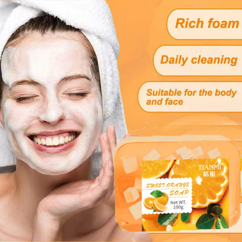 Sweet Orange Jelly Soap, enriched with sweet orange and glycerin, deeply cleanses the face and body, hydrates and moisturizes Oasis Select