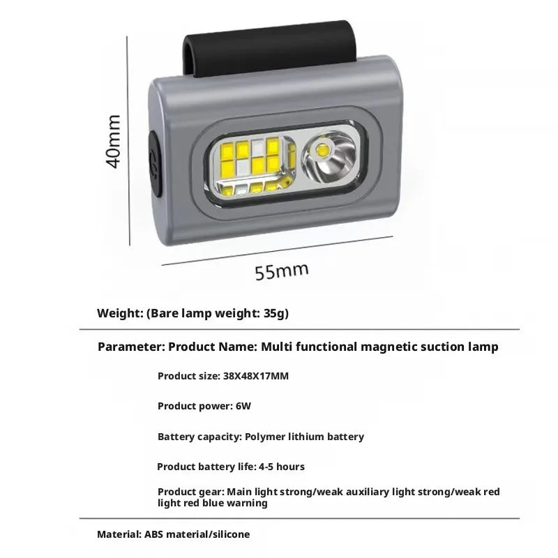 SHINEKNOT Magnetic LED Chest Lamp – Fishing & Night Running