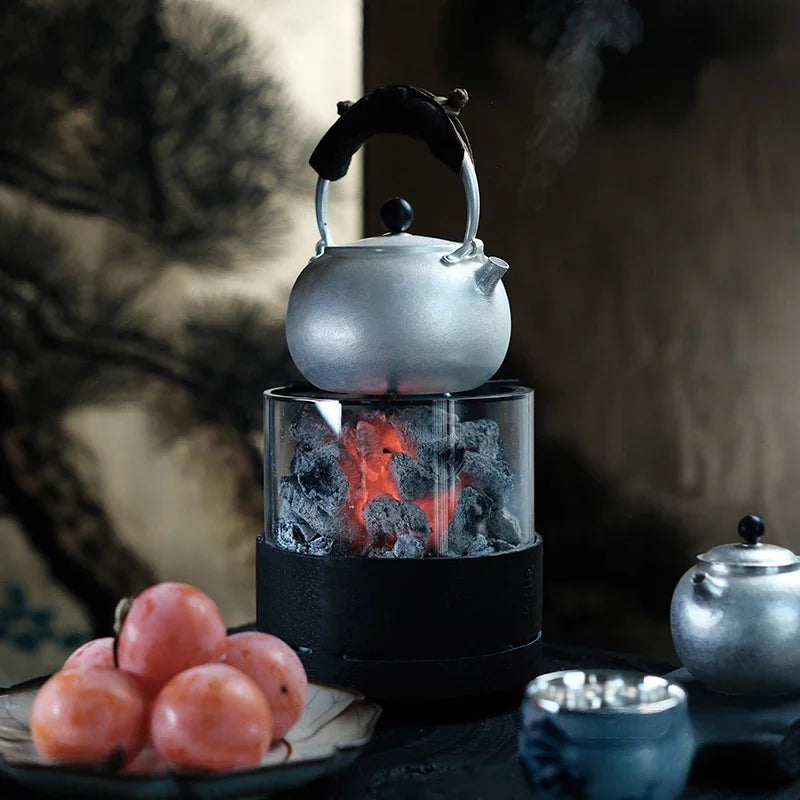 Tea Cooking Considerable Fire Charcoal Cast-iron Cast-iron Household Teahouse Outdoor Open Fire Tea Stove Tea Pot Oasis Select