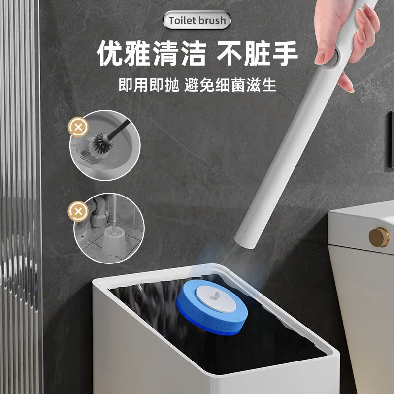 Toilet brush, household toilet brush, disposable disposable toilet brush, replaceable head, soluble deodorizing cleaning brush Oasis Select