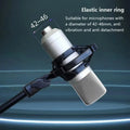 Shockproof Mount Mic Holder Universal Shockmount for Microphone Adjustable For Large Diaphram Mic Clip Stand Oasis Select Default Title