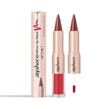 Brick Red 2-in-1 Mirror Lip Gloss & Liner – Long-Lasting