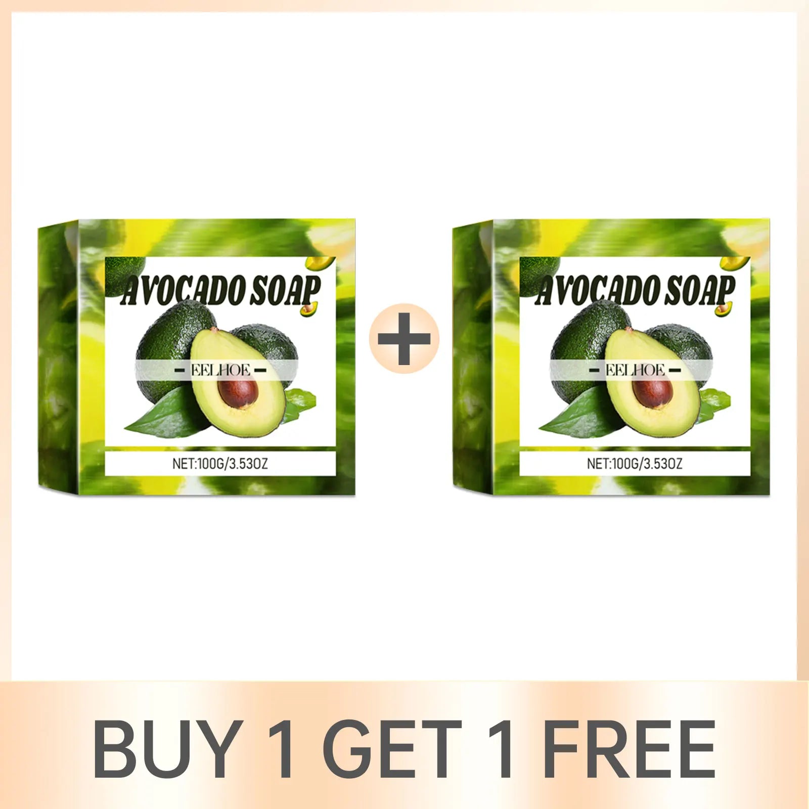 Avocado Soap Body Cleansing Moisturizing Oil Control Smoothing Skin Tender Skin Even Tone Remove Dirt Rejuvenated Skin Body Care Oasis Select Buy 1 Get 1 Free