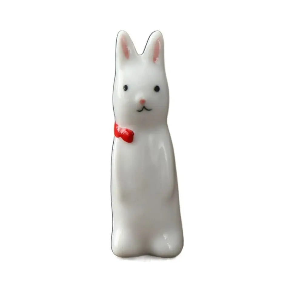 Cute Animal Chopstick Holder Rest – Ceramic Table Utensil Rest