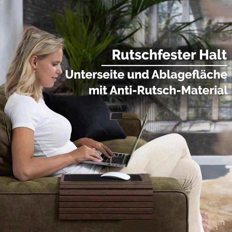 Sofa Arm Tray Couch Arm Clip Table Portable Couch Cup Holder Portable Sofa Armrest Tray for Snacks Drinks Remote Control Coffee Oasis Select