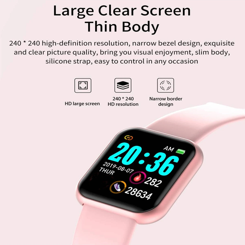 Y68 D20 Smart Watch – Fitness Tracker, Heart Rate & Sleep Monitor