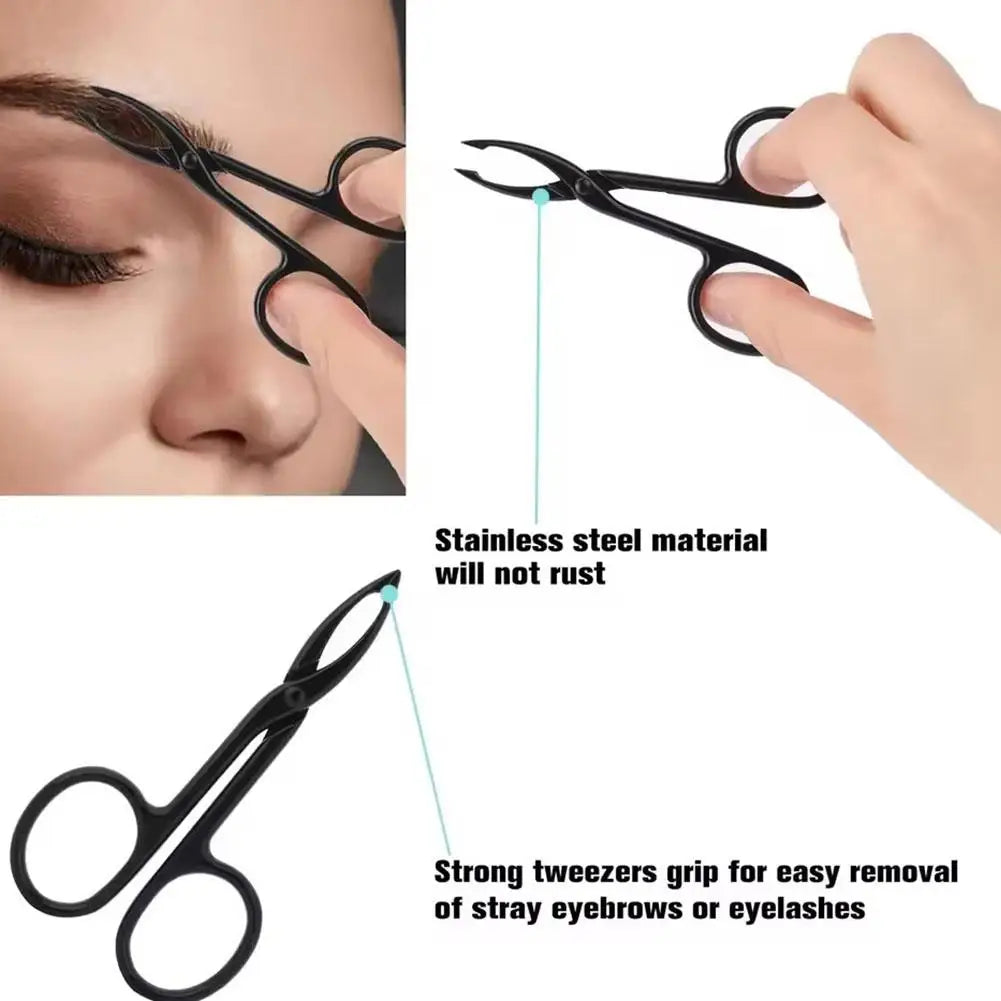 Stainless Steel Precision Eyebrow Tweezers – Beauty Tool Eyebrow Tweezers Oasis Select