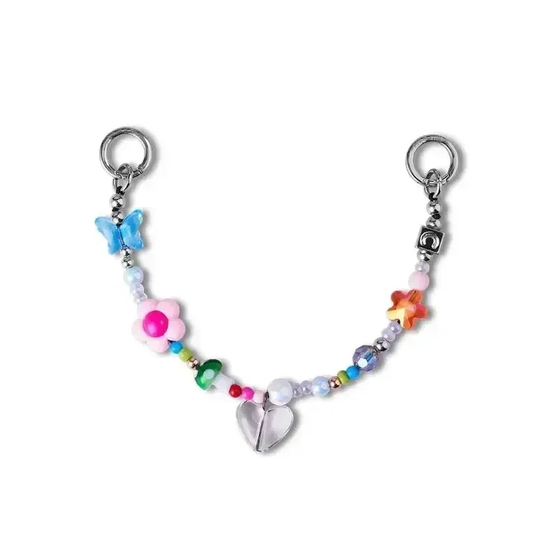 DIY Phone Charm Lanyard Hook Sticker for iPhone & Galaxy Cases
