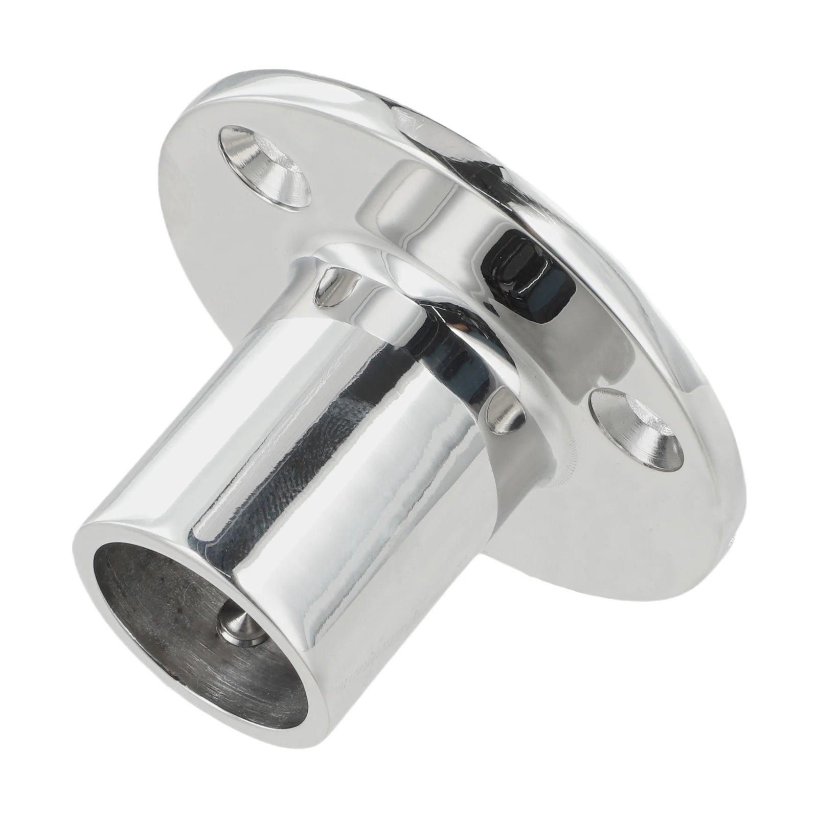 316 Stainless Steel Boat Handrail Base for Yacht Railing Fits 7/8 or 1 Tubes Designed for Harsh Marine Environments Oasis Select