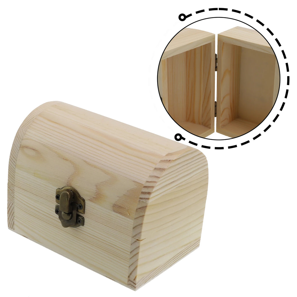 Boxes Wooden Box Wooden box New Utility Keepsake Plain Small/Large Craft Decorate Jewellery Storage Trinket Wedding Oasis Select