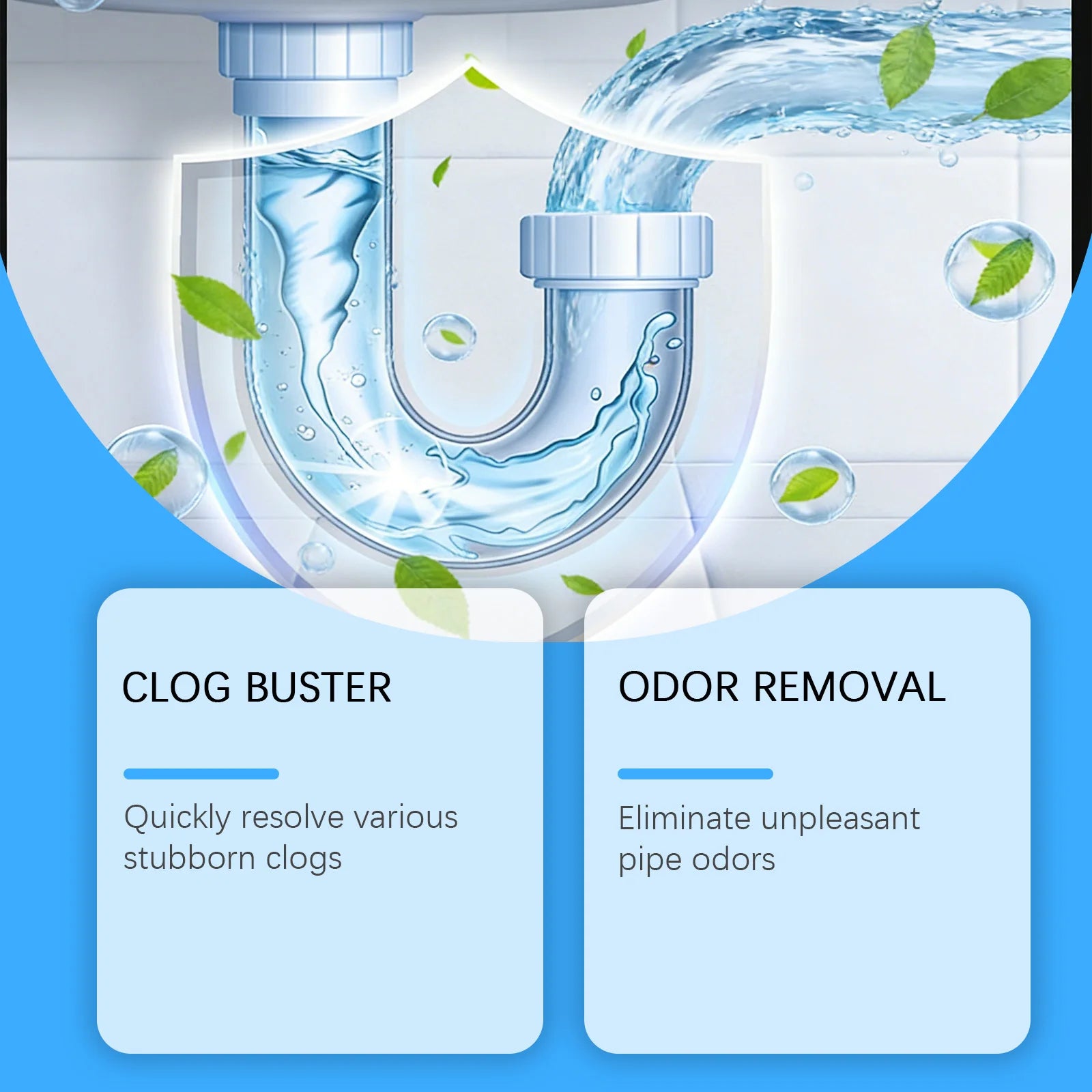 Pipeline Dredging Agent for Kitchen Bathroom Drain Dissolve Oil and Hair Odor Removal Clear Drainage Outlet Pipe Cleaning 227g Oasis Select