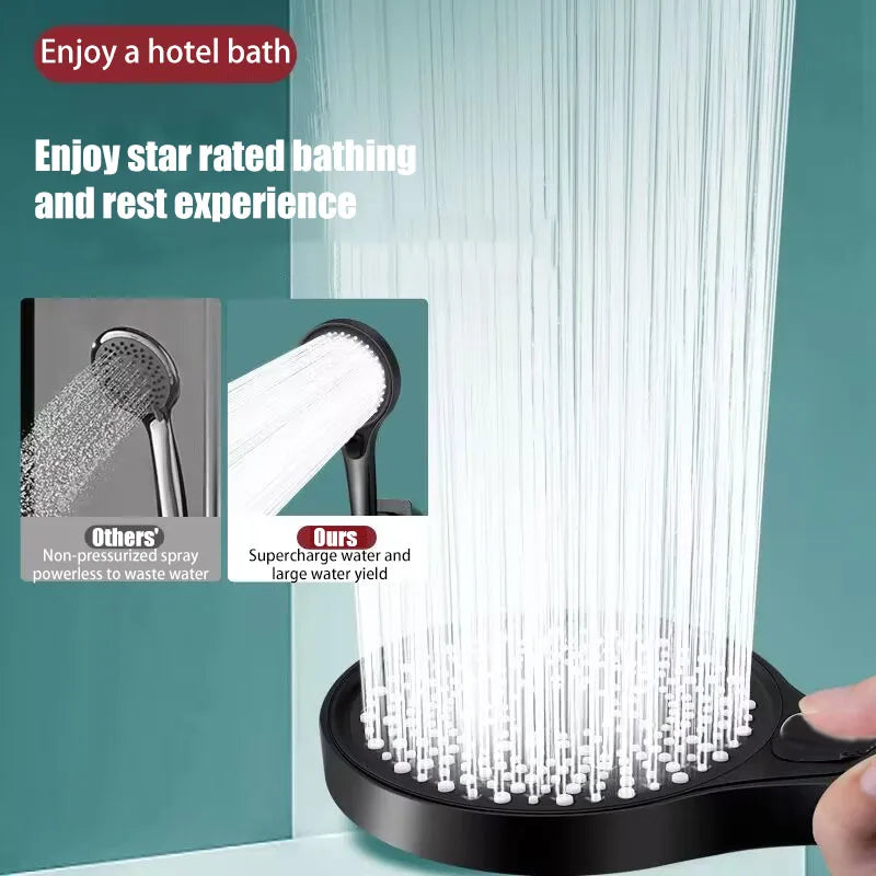 Showerhead shower bathroom accessories large panel showers for bathroom items 3 modes knobs portable heads parts fixture home Oasis Select