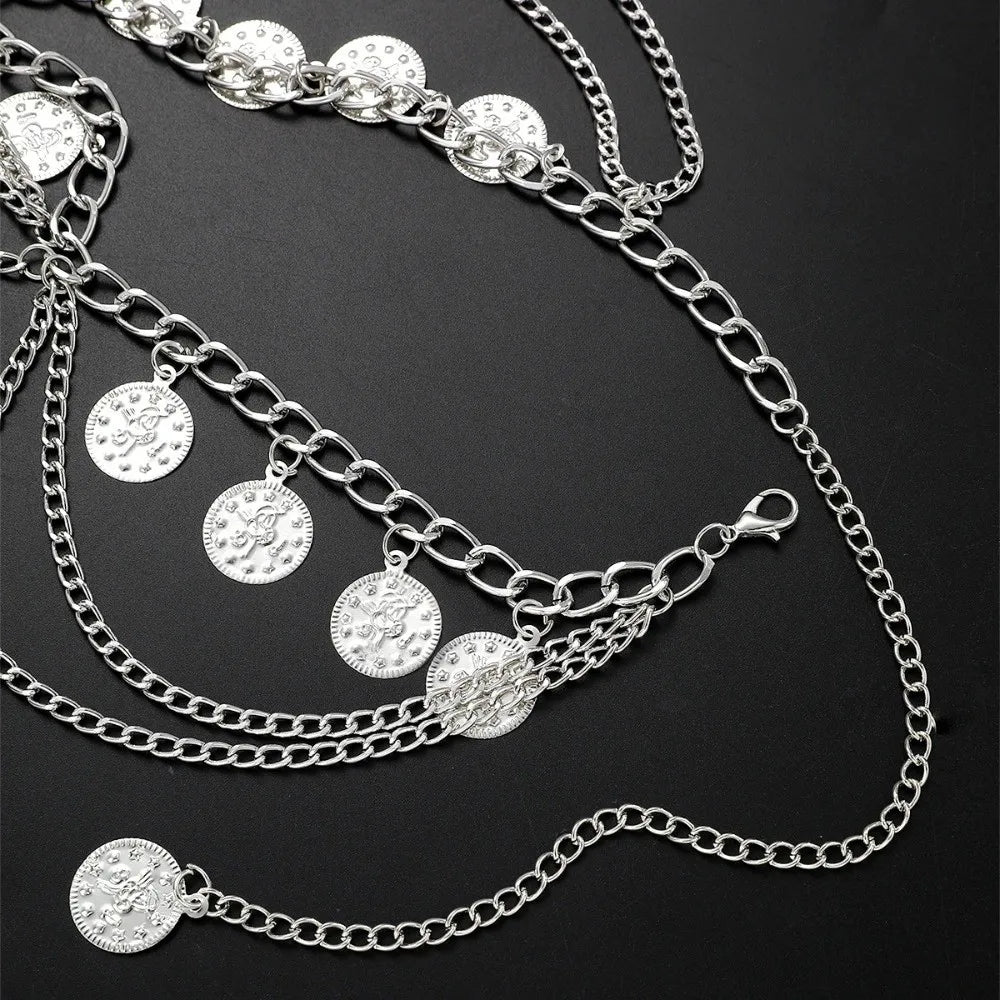 New Tassel Decoration Belly Chain Multi-Layer adjustable Waist Chain Waistband Oasis Select