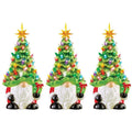 LED Lighted Gnome Christmas Ornament | Resin Tabletop Decor