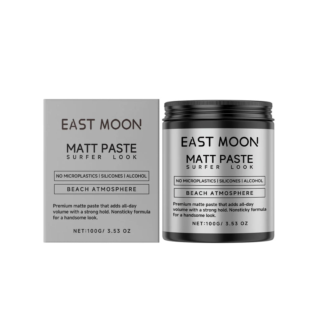 East Moon Matte Hair Styling Cream – Anti-Frizz Volume Paste Matte Hair Styling Cream Oasis Select 100g boxed