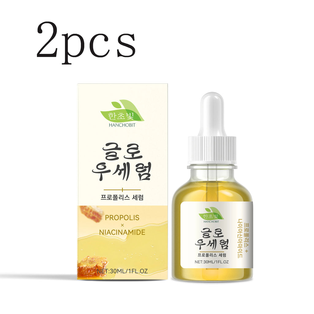 Propolis & Niacinamide Serum - Hydrating, Brightening & Gentle Skin-Care Serum for Moisturizing, Nourishing and Refreshing Skin Oasis Select 30mlx2pcs