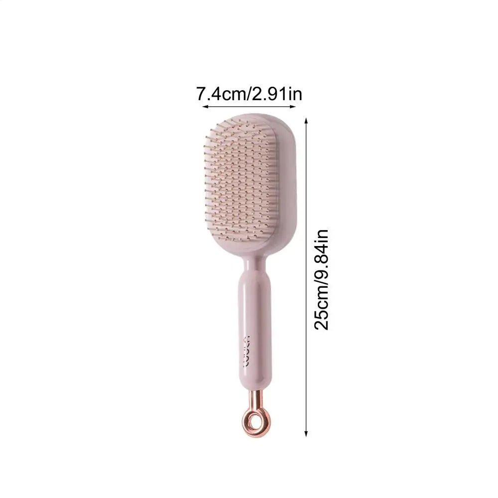 Hair Massage Air Cushion Comb Brush Scalp Hairbrush Detangle Anti Static Salon SPA Hairdressing Comb Retractable Hair Brush Oasis Select China Mainland Pinkk