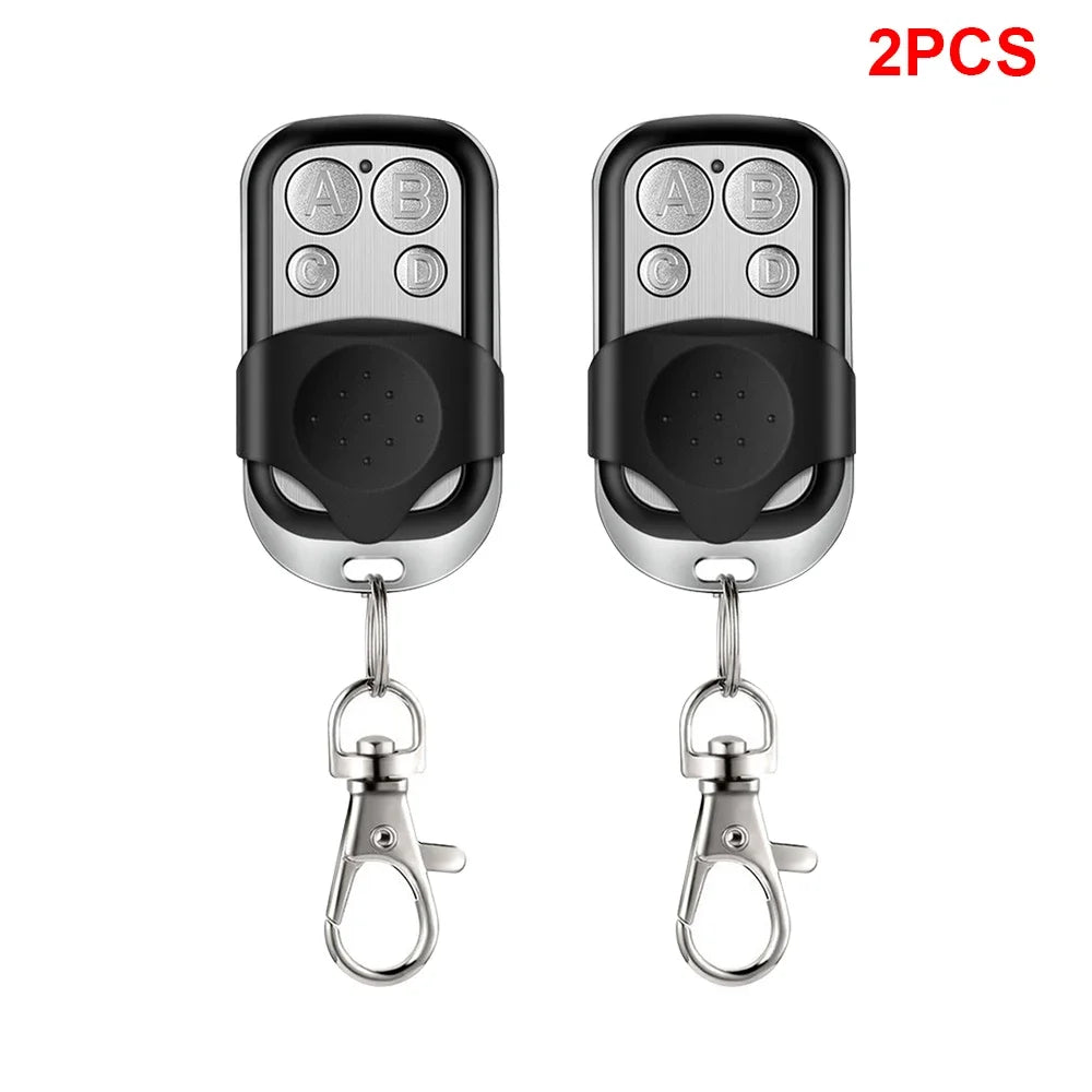 Universal 4 Buttons Garage Door Opener Remote Control 433MHZ Clone Fixed Learning Rolling Code Duplicator Garage Oasis Select 2pcs