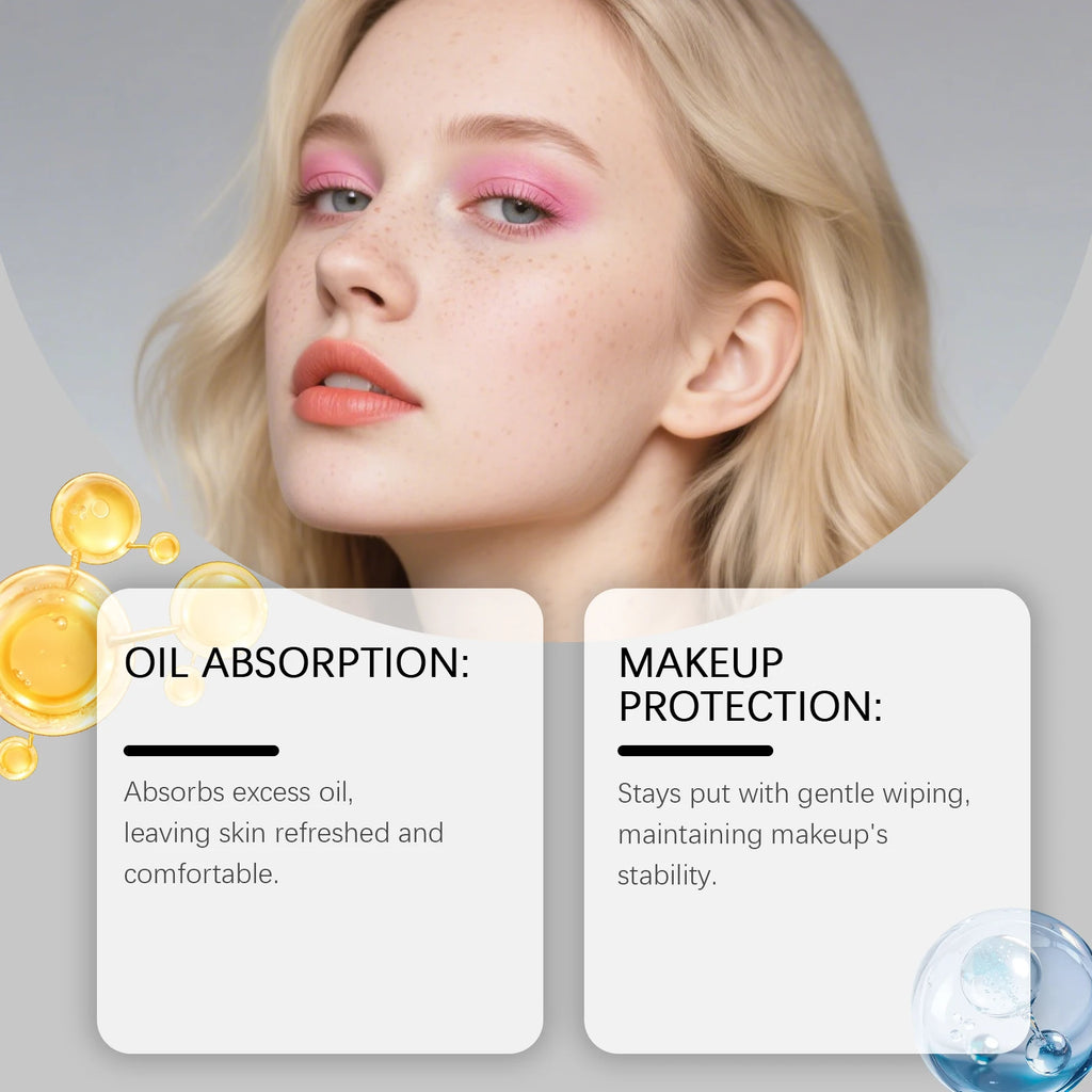 Eelhoe Oil Blotting Sheets 100 Pack – Shine Control with Mirror Oil Blotting Sheets Oasis Select