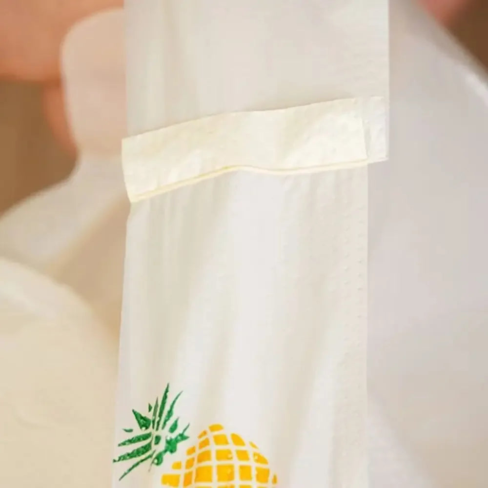 50Pcs Cute Fruit Plastic Bag Vest Bag Carry Out Bags With Handle Supermarket Shopping Takeaway Packaging Bag Home Storage Bag Oasis Select