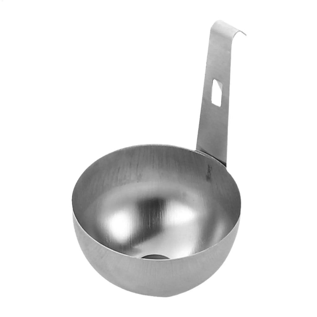 Poached Egg Spoon Hangable Stainless Steel Egg Poacher Round Nonstick Steamer Boiler for Kitchen Cooking Breakfast Household Oasis Select