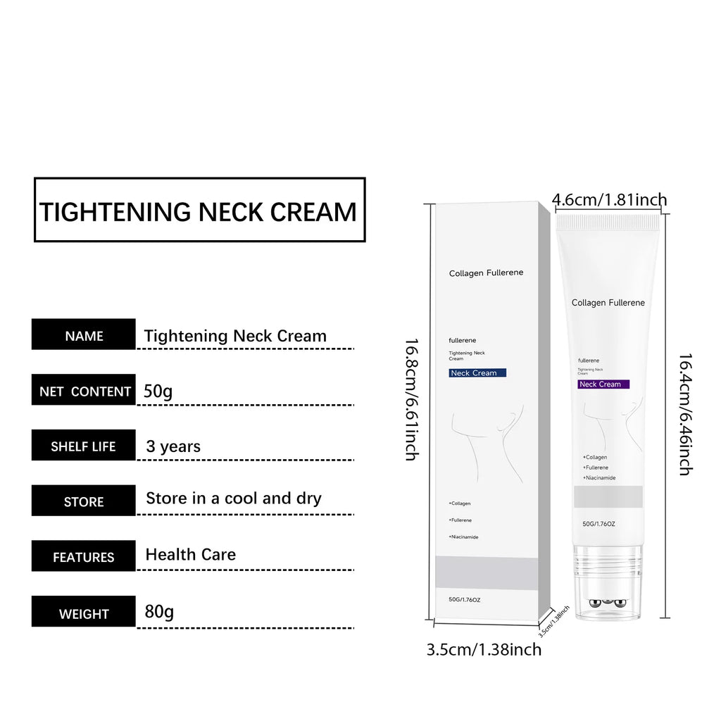 1/2/3/4Pc Collagen Elastic Firming Neck Cream,Moisturizing Massage Rejuvenate Cream,Reduce Neck Lines Tightening Smooth Skincare Oasis Select