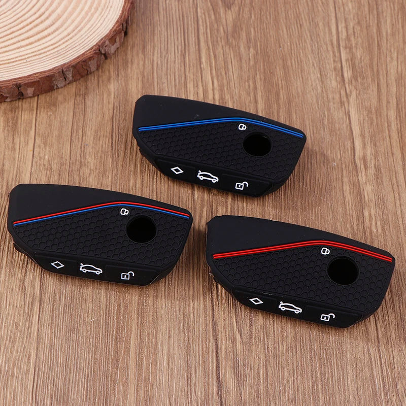 Pro-grade Silicone Car Key Cover Shell for I7 X7 G07 LCI IX I20 X1 U11 7 Series G70 G09 XM U06 G81 M3 Key Mantle Oasis Select