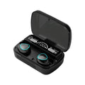 M10 Wireless Headphone Bluetooth Earphones Waterproof Earpieces Sport Earbuds For Huawei Iphone OPPO Xiaomi TWS Music Headset Oasis Select Black