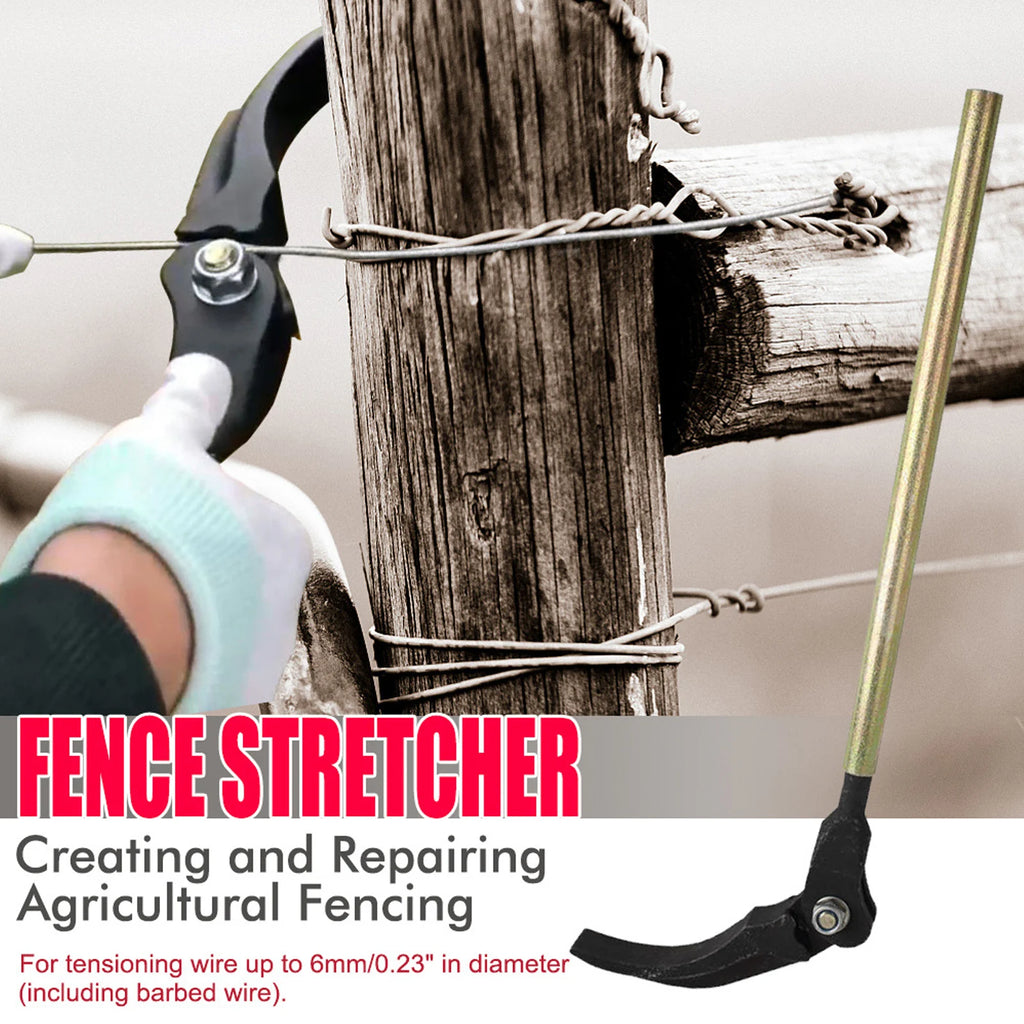 Fence Wire Stretcher Heavy Duty Carbon Steel 25.5 Inch Handle Fence Fixer Stretcher Tool for Home Fence Fixer Stretcher Tool Oasis Select