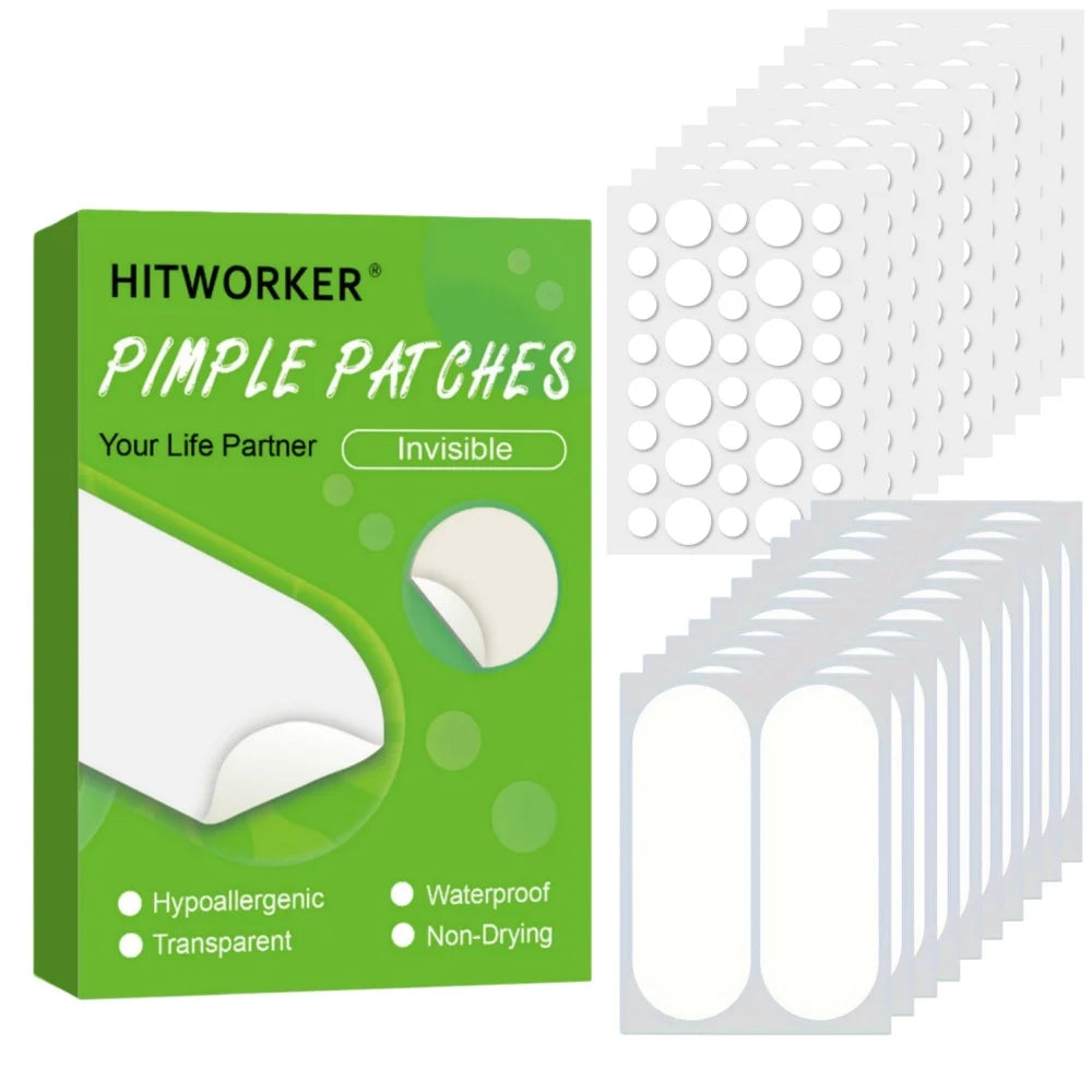 Hydrogel acne removing patch (2 shapes), 190/380 pieces/box, deep cleaning acne removing patch, effective acne removing patch Oasis Select 380pcs