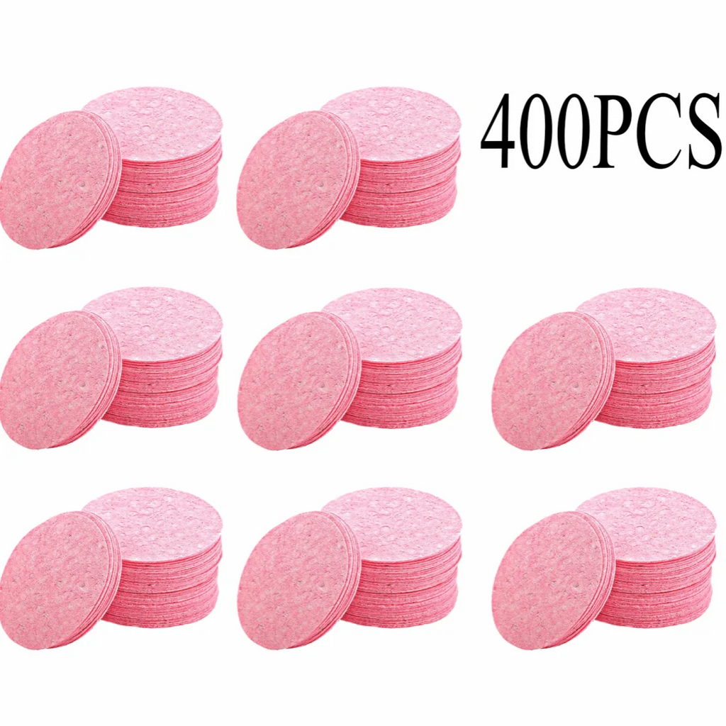 50-1000PCS Compressed Facial Sponge Strong Absorbent Cleansing Pads Latex Free Exfoliating Makeup Sponge Skin Care Sponge