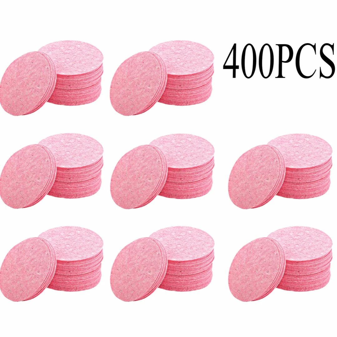 50-1000PCS Compressed Facial Sponge Strong Absorbent Cleansing Pads Latex Free Exfoliating Makeup Sponge Skin Care Sponge