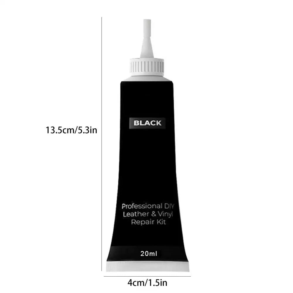 Car Repair Scratches Cracks 20ml Leather Repair Gel Leather Complementary Color Repair Paste Car Repair Cream Agent Car care Oasis Select Black