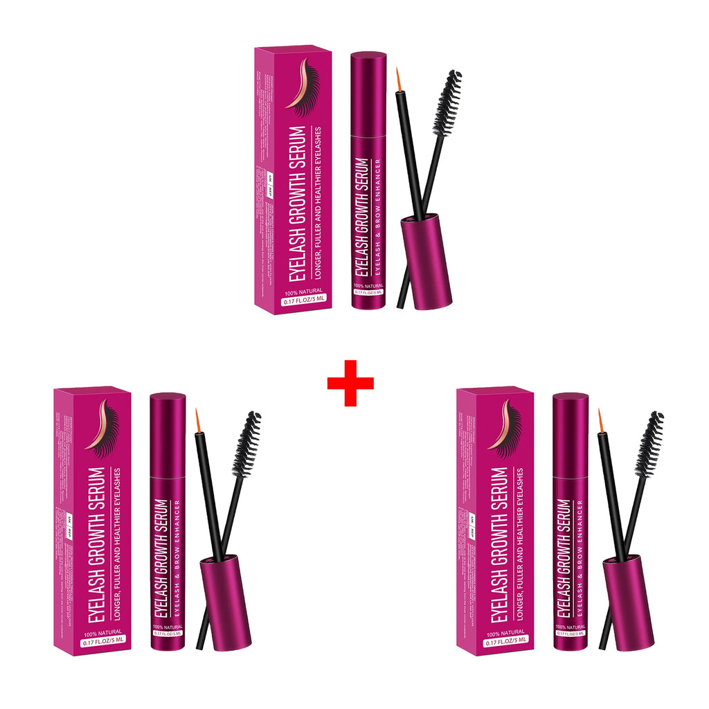 Eyelash Serum for Promote Eyelash Growth Enhancer Longer Fuller Thicker Natural Curling Lengthening Lash Makeup Eye Care Product Oasis Select 3 X 5ml boxed